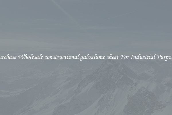 Purchase Wholesale constructional galvalume sheet For Industrial Purposes