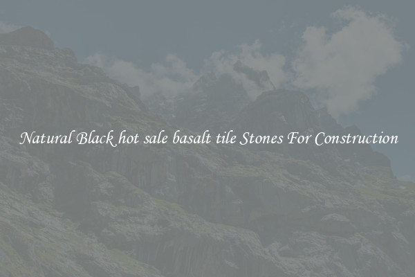Natural Black hot sale basalt tile Stones For Construction