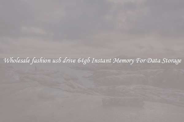 Wholesale fashion usb drive 64gb Instant Memory For Data Storage