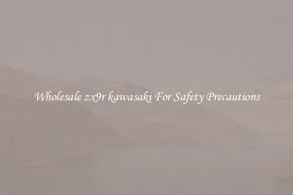Wholesale zx9r kawasaki For Safety Precautions