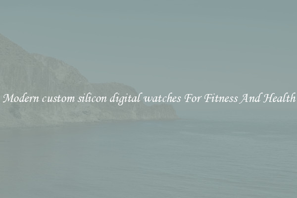 Modern custom silicon digital watches For Fitness And Health
