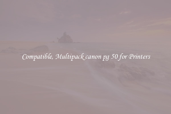Compatible, Multipack canon pg 50 for Printers