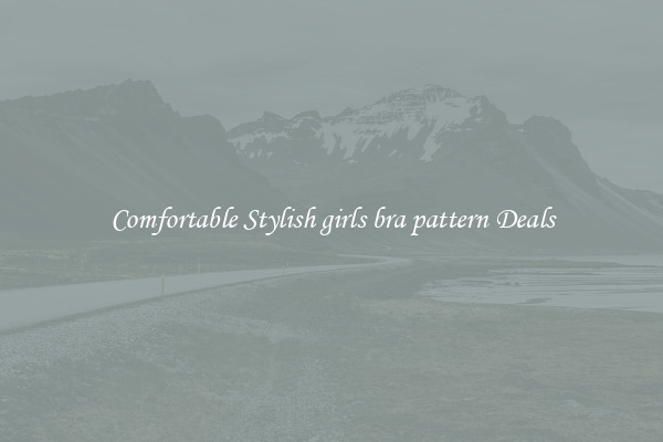 Comfortable Stylish girls bra pattern Deals